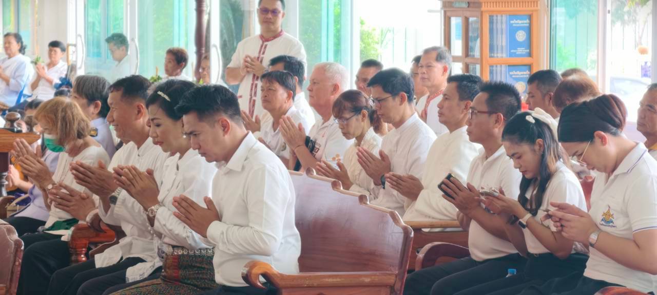 กิจกรรมรวมพลังสร้างสัปปายุสู่วัดด้วยวิถี 5 ส และพิธีเจริญพระพุทธมนต์และเจริญจิตภาวนาฯ